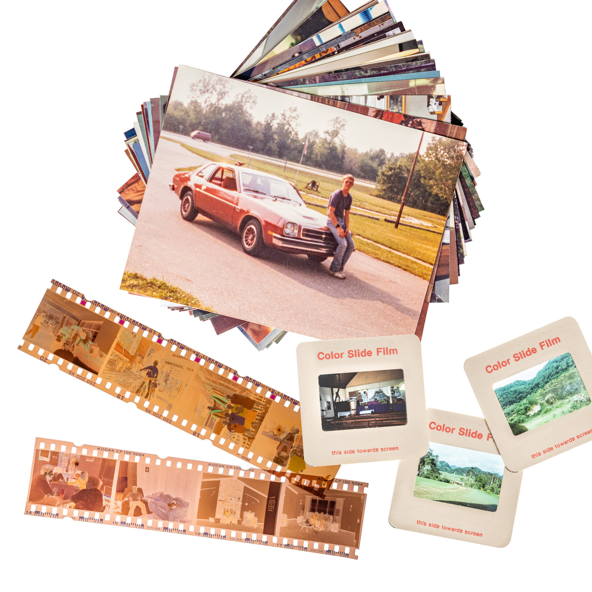 Prints, slides, and film negatives